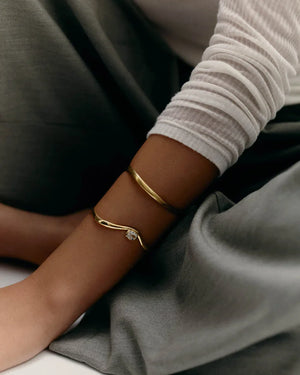 Kirstin Ash unfold cuff gold front 1