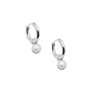 Najo Earrings Silver Najo Heavenly Pearl Earrings – Sterling Silver & Gold Plated