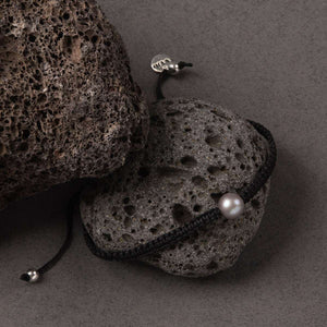 Najo Bracelets Najo Nautilus Men's Grey Pearl Bracelet