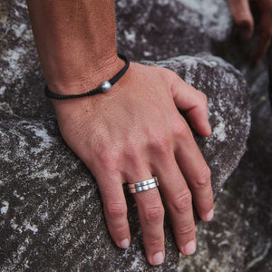 Najo Bracelets Najo Nautilus Men's Grey Pearl Bracelet
