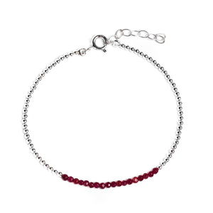 Duo Jewellery Bracelets Red Natural Stone Bracelet