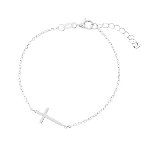 Duo Jewellery Bracelets SILVER Duo Cross Bracelet