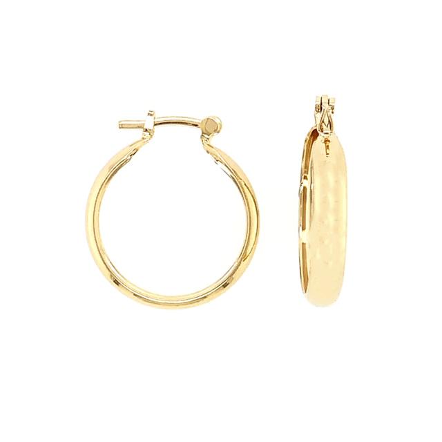 Duo Jewellery Earrings DUO GOLD HOOP EARRINGS