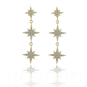 Duo Jewellery Earrings DUO THREE SHINING STARS EARRINGS