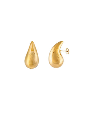 Duo Jewellery Earrings Yellow Gold Teddy Earrings