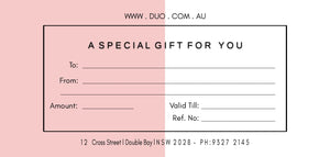 Duo Jewellery Gift Voucher Gift Voucher