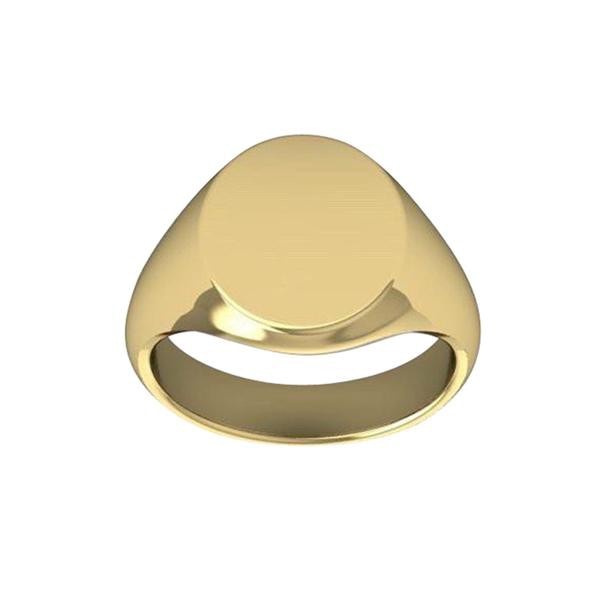 Duo Jewellery Rings Duo 9kt Gold Signet ring