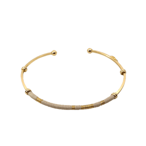 Gas Bracelets Gas Bijoux Zanzibar Stripe taupe Bracelet