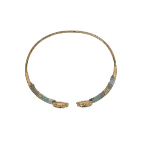 Gas Bracelets Yellow Gold / Aqua Duality Scaramouche bracelet small