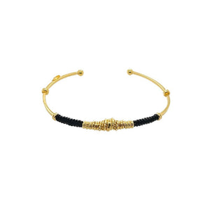 Gas Bracelets Yellow Gold / Black Gas Zizanie Bracelet