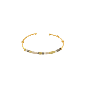 Gas Bracelets Yellow Gold / Grey Gas Zanzibar MultiColour Gold Bracelet