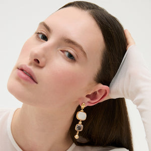 Gas Earrings Gas Bijoux Silene Earrings Small Mother Of Pearl