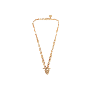 Gas Necklaces Yellow Gold Locked Gold Necklace