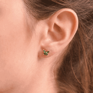 Duo Butterfly Stud Earrings