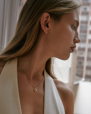 Kirstin Ash Earrings Centra Drop Hoops Earrings