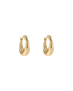 Kirstin Ash Earrings Gold Kirstin Ash Glow Hoops Small