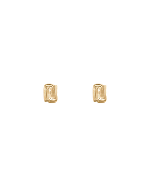 Kirstin Ash Earrings Gold Kirstin Ash Mondo Stud Earrings – Sterling Silver & 18K Gold Plated
