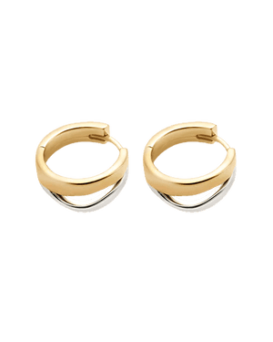 Kirstin Ash Earrings Kirstin Ash Flux Hoops Mixed Metal