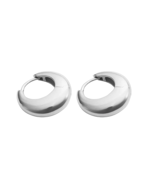 Kirstin Ash Earrings Kirstin Ash Indigo Hoops Medium (18K Gold Plated & Silver)