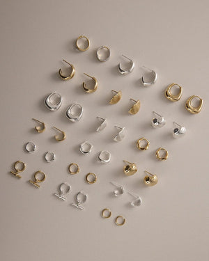 Kirstin Ash Earrings Kirstin Ash Stillness Topaz Hoops