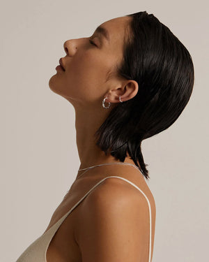 Kirstin Ash Earrings Kirstin Ash Wave Hoops – Gold Plated & Silver