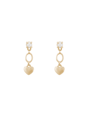Kirstin Ash Earrings L'Amour Heart Earrings