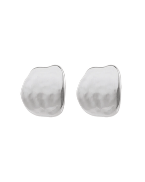 Kirstin Ash Earrings Silver Dawn Oversized Stud Earrings