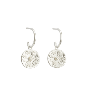 Kirstin Ash Earrings Silver Kirstin Aah By the sea hoops