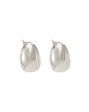 Kirstin Ash Earrings Silver Kirstin Ash Mondo Hoops