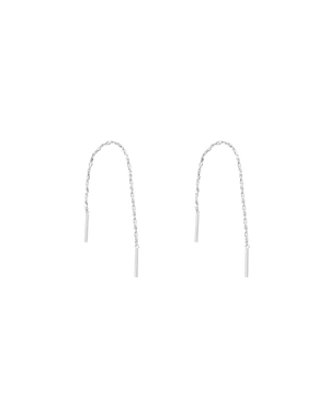 Kirstin Ash Earrings Silver Lucia Threader Earrings