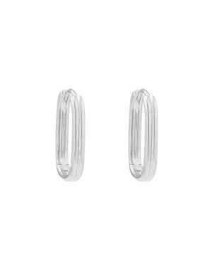 Kirstin Ash Earrings Silver / Medium Roam Hoops Earrings