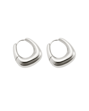 Kirstin Ash Earrings Silver / Silver Kirstin Ash Within Motion Hoops