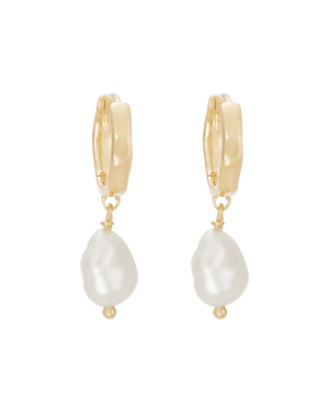 Kirstin Ash Earrings Yellow Gold Kirstin Ash Solstice Hoop Earrings