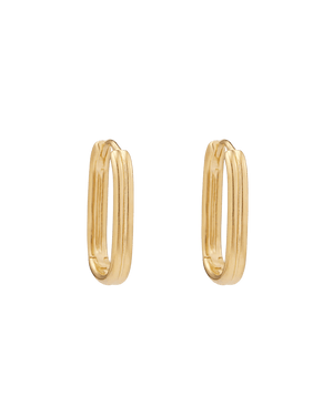 Kirstin Ash Earrings Yellow Gold / Medium Roam Hoops Earrings