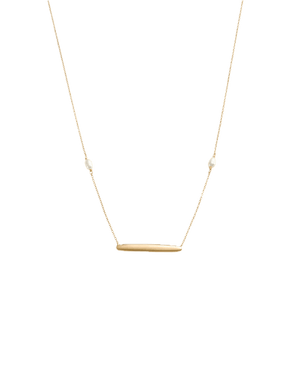 Kirstin Ash Necklaces Gold Kirstin Ash Maris Engravable Necklace