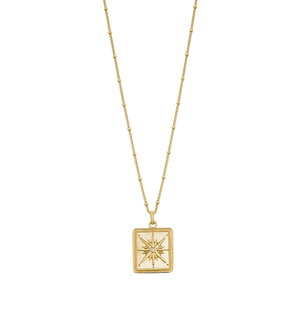 Kirstin Ash Necklaces Kirstin Ash True North Coin Necklace – 18K Gold Vermeil