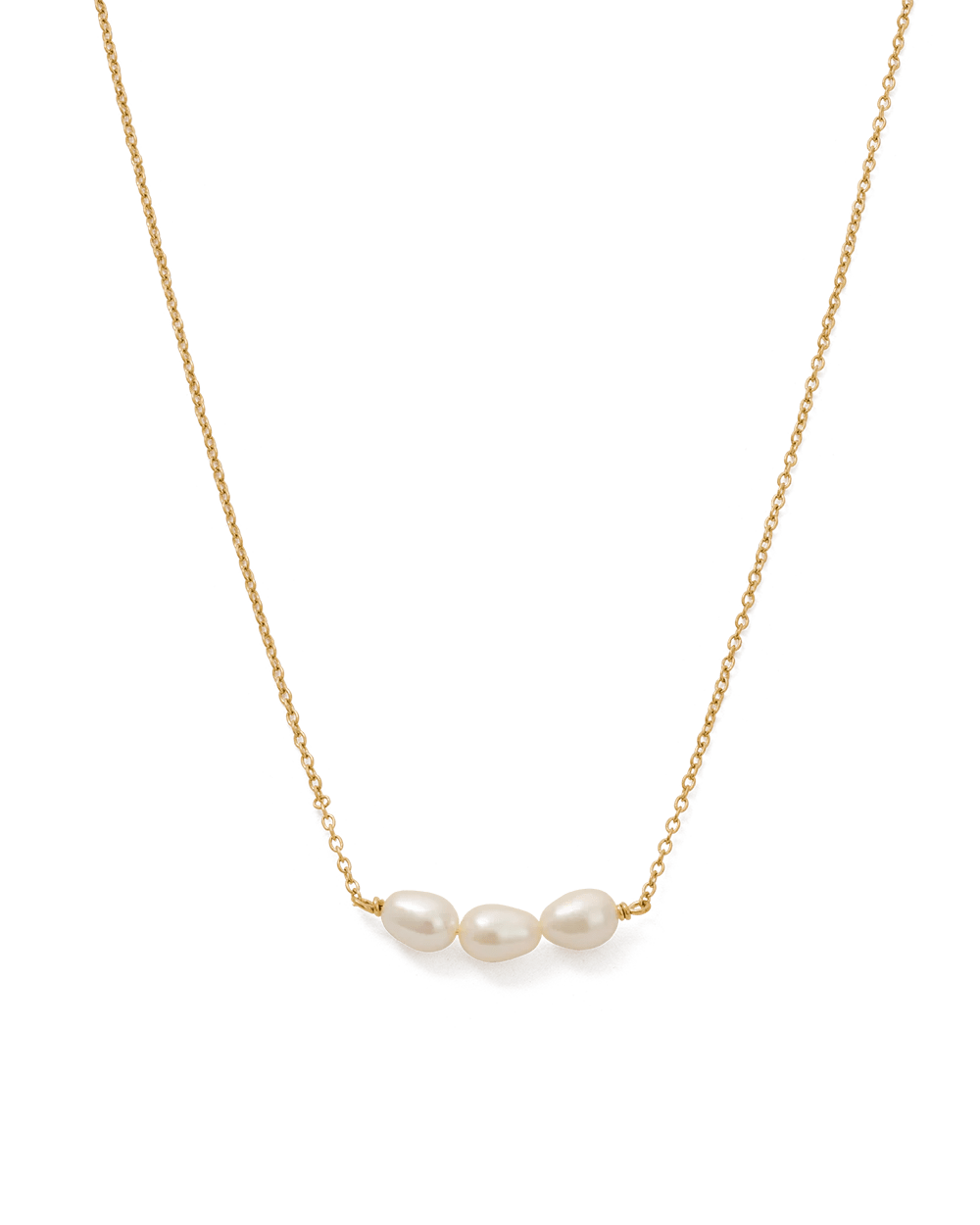 Kirstin Ash Necklaces Yellow Gold Isole Pearl Necklace