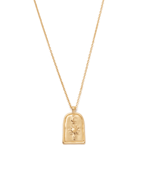 Kirstin Ash Necklaces Yellow Gold Kirstin Ash Sun and Moon Necklace