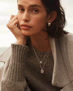 Kirstin Ash Necklaces Yellow Gold Kistin Ash Molten necklace