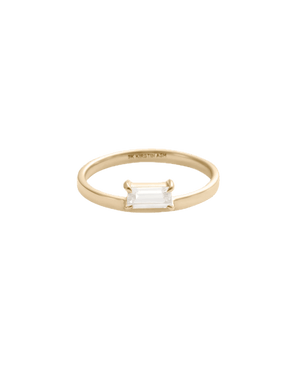 Kirstin Ash Rings Gold / 5 Kirstin Ash Ether Baguette Ring