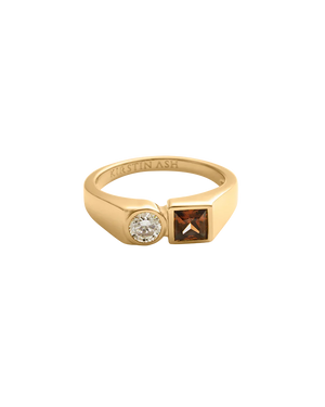Kirstin Ash Rings Gold / 6 Kirstin Ash Ember Ring – Gold Plated & Silver