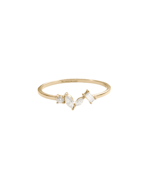 Kirstin Ash Rings Gold / J Kirstin ash vela ring (9k Gold)