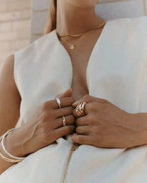 Kirstin Ash Rings Kirstin Ash Within Motion Ring – Gold & Silver