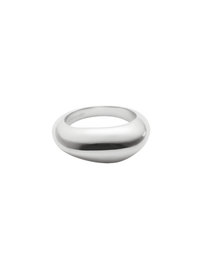 Kirstin Ash Rings Silver / 6 Kirstin Ash Within Motion Dome Ring – Gold & Silver