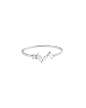 Kirstin Ash Rings Silver / J Kirstin ash vela ring (9k Gold)