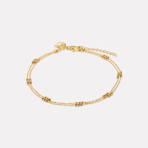 Najo Anklets Najo Halcyon Anklet – Silver & Gold Plated