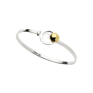 Najo Bracelets Najo Aurora Flat Wire Bangle – Gold & Silver