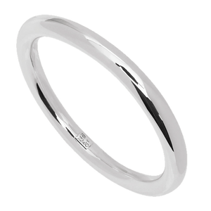 Najo Bracelets Najo 8mm Silver Golf Bangle