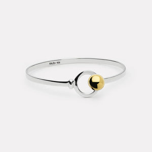Najo Bracelets Najo Aurora Flat Wire Bangle – Gold & Silver