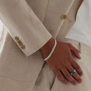 Najo Bracelets Najo Cuban Men’s Chain Bracelet – Sterling Silver